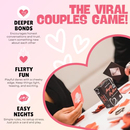 Jeu des couples Naughty or Nice : cartes démarreurs de conversation