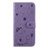 Materiale: la custodia in pelle sintetica di alta qualità e la custodia di supporto in TPU elastica e durevole personalizzata offrono una sensazione extra di raffinatezza; l'interno morbido al tatto protegge lo schermo da tutti i graffi ed effetti antiscivolo per una migliore presa.