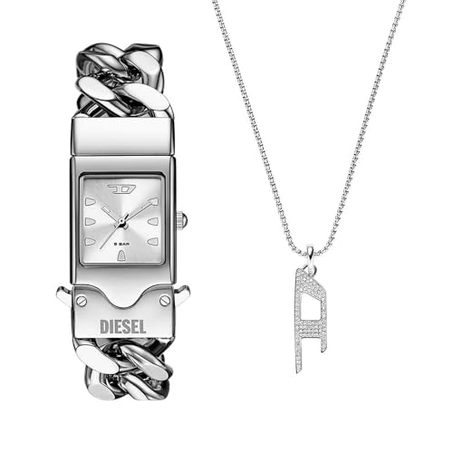 Montre Diesel Argentée Closer Résistante Évitez les Fautes de Style avec Collier