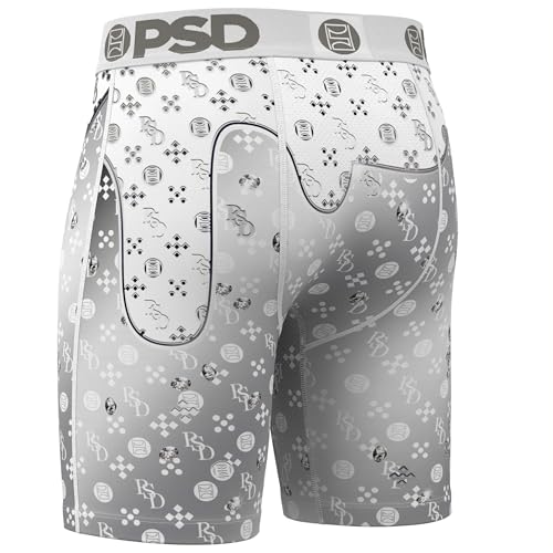 PSD Men's Warface White Diamond Boxer Brief, Multi, L3