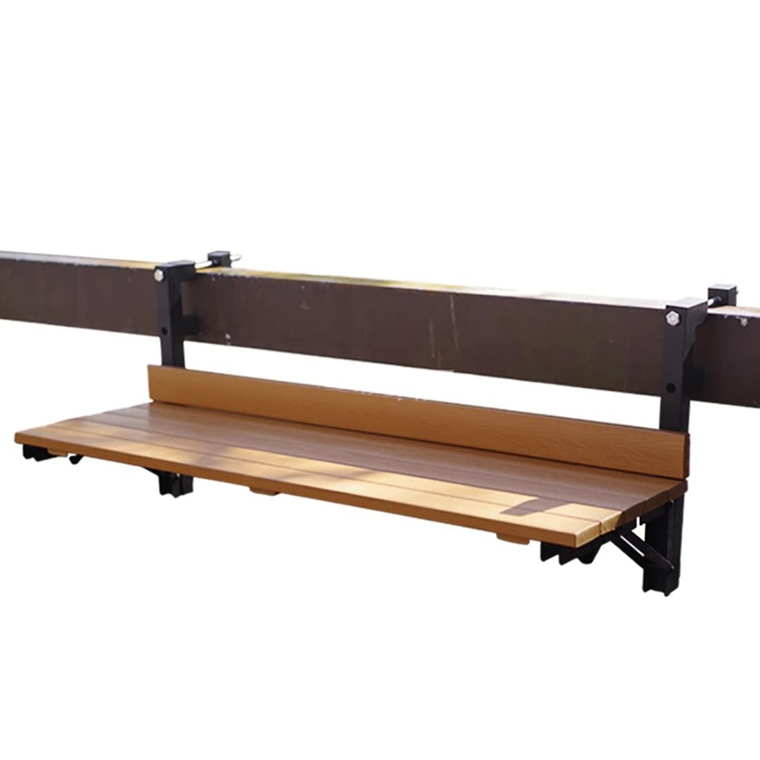 HHXXOutdoor Folding Side Table,Balcony Railing Hanging Table Folding,Adjustable Wall-Mounted Side Tables for Patio,Balcony Folding Hanging Railing Table,Bar Lifting Folding Desk, 80*26cm/31.4*10.2in