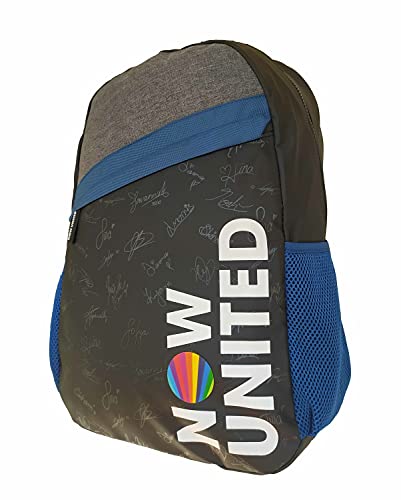 MOCHILA ESCOLAR NOW UNITED PERSONALIZADA AUTOGRAFOS (Azul)