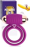 MySecretCase Anello Pene Uomo Sextoys - Anello Vibrante Per Lei E Lui, Vibratore Per Uomo Anello Vibrante, Cock Ring Vibratore Piccolo, Anello Per Erezione, Masturbatore Per Uomini