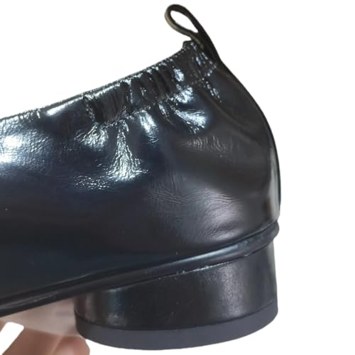 Tabi Shoes Slip-on Ballet Flats Genuine Leather Mary Jane Block Low Heels for Women Closed Split-Toe Low-Cut Comfort Minimalist Style3