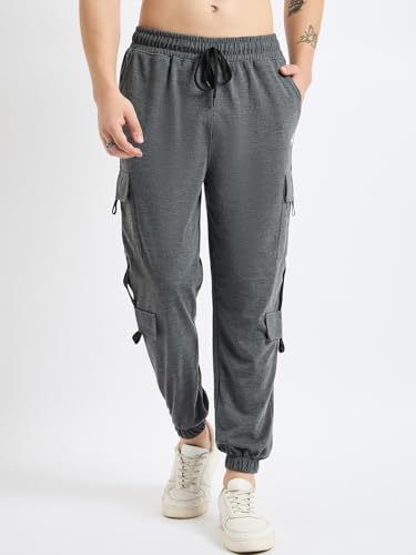 Image of Modeve Men's Cargo|| Joggers Style Solid Trackpant