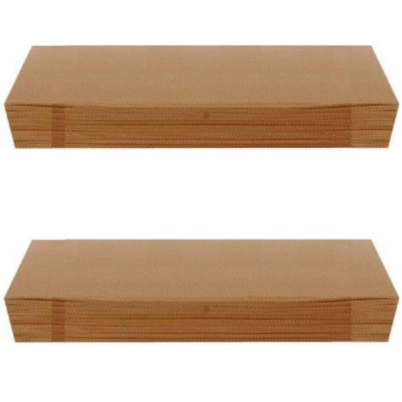 Hair Removal Waxing Paper Sheets Non Woven Disposable Wax Strips Soft Tear Resistant Fabric Salon Professional Hygiene Standard Thick 120 GSM Wax Paper (75pcs) (Brown)-image-23