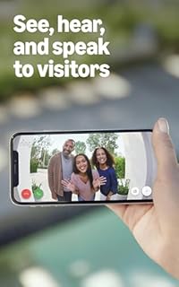 Like-New Ring Wired Doorbell Plus - Upgraded, with added security features and a sleek design (existing doorbell wiring required)