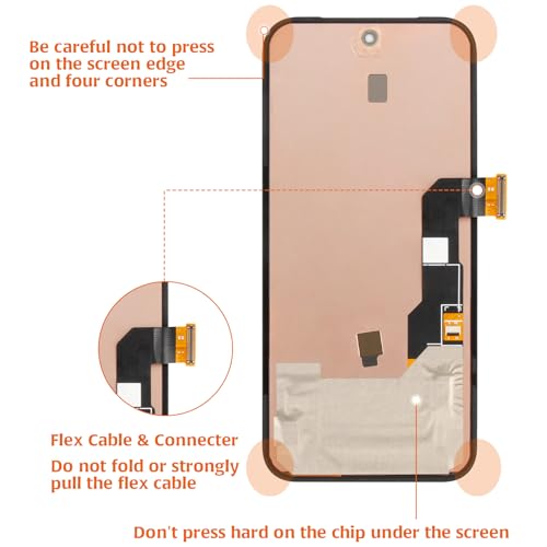 Image of Original for Google Pixel 8a OLED Screen Replacement 6.1 inch Touch Screen Digitizer LCD Display Assembly Original Repair Part 2024 GKV4X G6GPR G8HHN