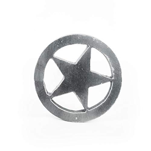 Hierro de Marca Texas para Artesanías y Parrilla 3" Circle Star miniatura 4