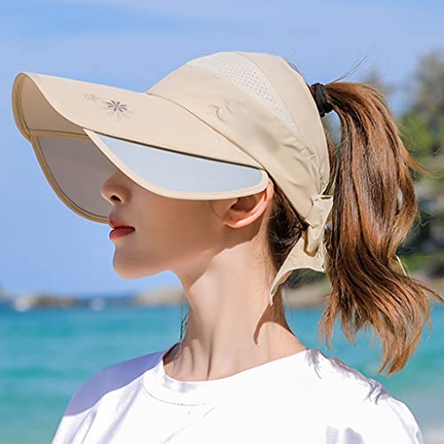 Chapeau visière femme anti-uv été casquette baseball sans top