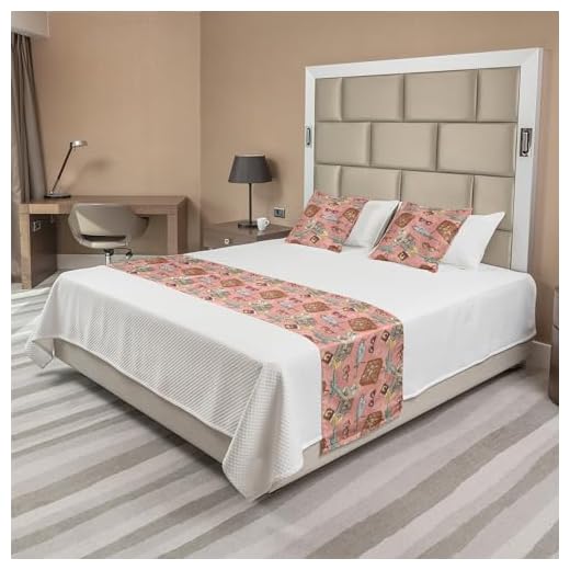 Colorful Airplane Bed Runner Set