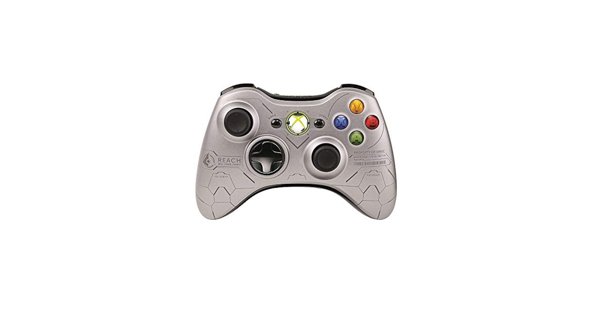 X360 ワイヤレスコントローラー HALO3 Amazon.com: Xbox 360 Wireless Halo 3 Spartan Controller