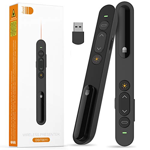 Preisvergleich Produktbild Doosl Presenter Präsenter Powerpoint Präsentation Presenter mit Hyperlink Lautstärkeregelung 330 Fuß für Keynote / Prezi / Windows 8 / 10 / Mac OS / Linux / AndroidUpdated