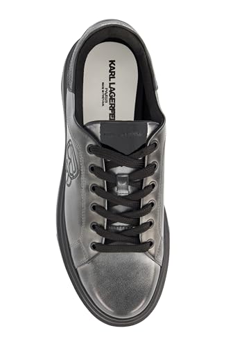 KARL LAGERFELD Men's Embroidered Karl Head Profile Sneaker2