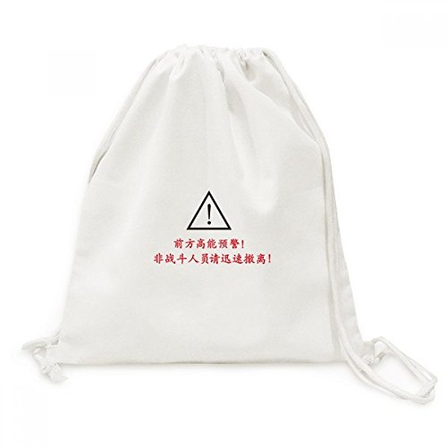 Toile sac cordon Safe Landing pour voyager l'esprit libre au quotidien