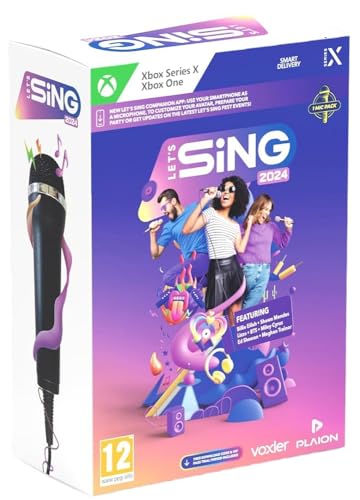 Let's Sing 2024 1 Mic Pack Xbox Series X jeu de chant micro USB