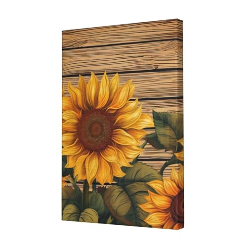 Images sur toile salon poster mural tournesol moderne 30x45cm
