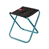 MESOVFCA Outdoor-Klappstühle, leicht, Angelköder, Camping, Grillen, aufgereiht, Skizze, atmungsaktives Netz, Klapphocker mit Tasche