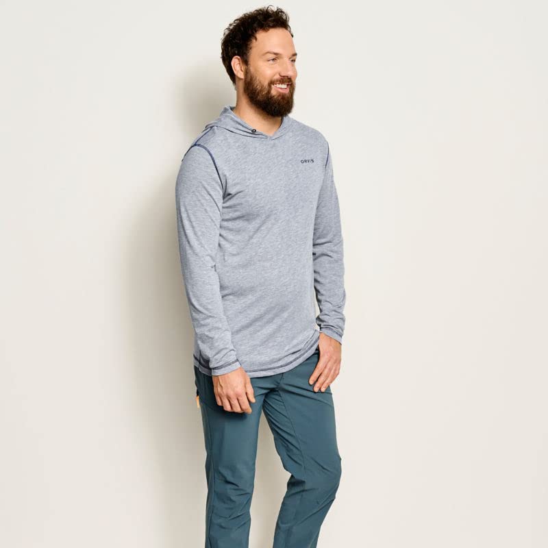 Orvis Men’s drirelease Pullover Hoodie - Lightweight Moisture-Wicking Sun Hoodies for Men with Built-In Sweat Protection4