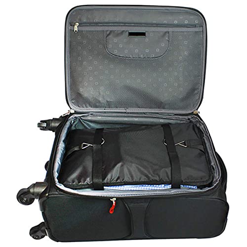 Travel Luggage Organizer, Portable Travel Shelves Bag 3-Shelf Suitcase Packing Cube Collapsible Hanging Closet Storage Bag Space Saver for Wardrobe Suitcase Carry On - Image 6