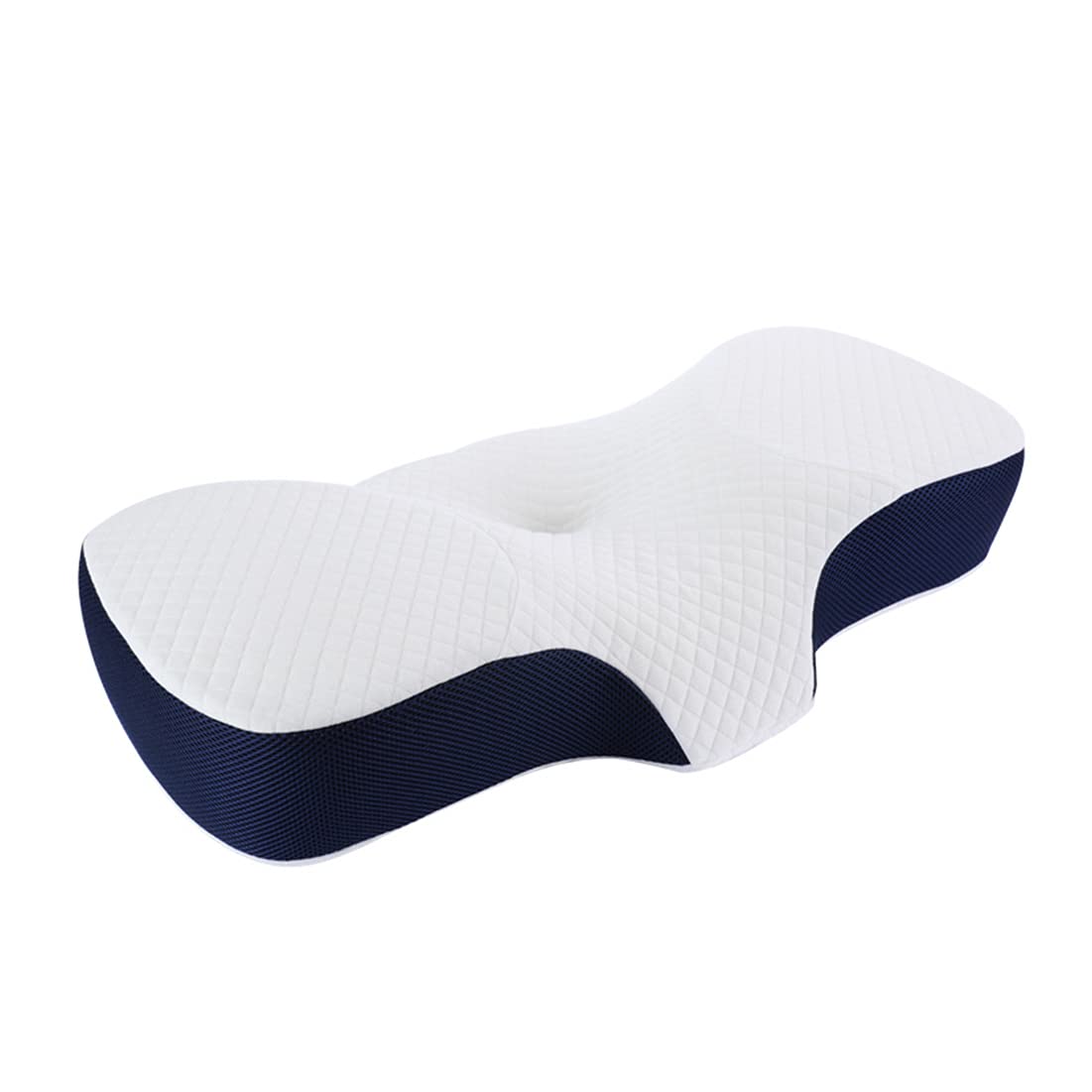 Ergonomiczna poduszka z pamięcią kształtu, zapobiegająca chrapaniu uszu, przeciw roztoczom, wsparcie szyi i ramion, poszewka na poduszkę nadająca się do prania