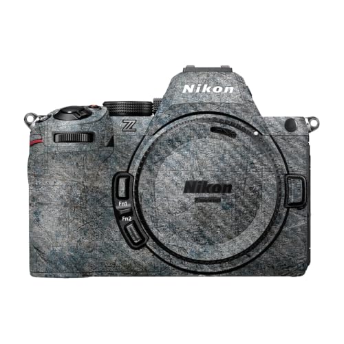 Image of Carbon Fiber Camera Skin Compatible with Nikon Z5 II (2025) - Shadow Concrete - Premium 3M Vinyl Protective Wrap Decal Cover - Easy to Apply | Crafted in the USA by MightySkins