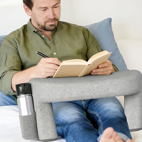 Oreiller de lecture Zerodis gris sidéral avec mousse à mémoire de forme - 5