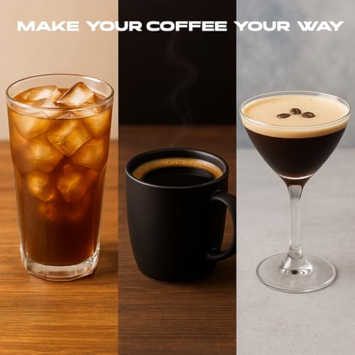 Image of Trelish Coffee Concentrate - Cheesecake| 360ml-24 servings | Single Servings | Coffee decoction,Perfect for Hot or Iced Instant Coffees, Sugar Free, Shelf Stable, No Refrigeration, Travel Friendly |