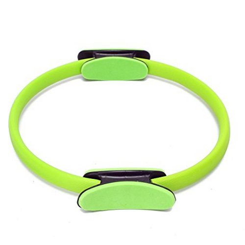 Pilates Ring Exercise Ring Circle for Core Strengthening, Full Body Toning & Fitness Workouts (FBA) (Green)-picture-10