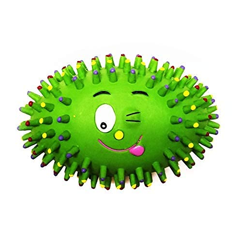 Woofy Pet Latex Toys Squeaky Dog Toys for Puppy & Adult Dog Sound Toy Colour May Vary (Spiked Rugby) (B09DYV1YHH) Amazon Price History, Amazon Price Tracker