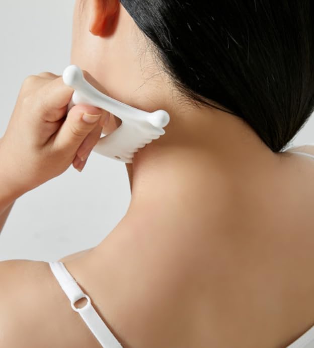 ROYROSA® 로이로사괄사 K-Beauty, 100% Ceramic Guasha, Facial and Body Acupuncture Therapy, Reduce Fine Lines and Wrinkles, Made in South Korea Guasha_Mini - Image 8