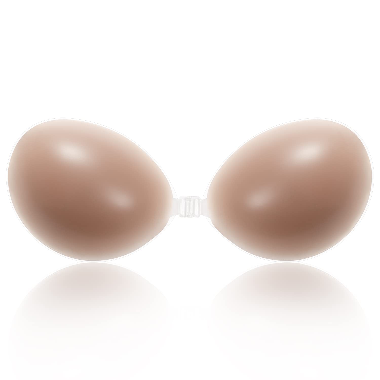 WingsloveAdhesive Bra Sticky Strapless Push up Invisible Reusable Self Silicone Bra for Backless Dress