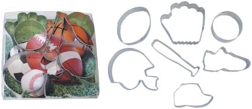 Sports Tin Cookie Cutter 7 Pc Set L1805