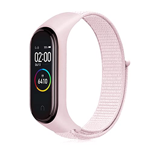 Th-some Armband für Xiaomi Mi Band 7/Mi Band 6/Mi Band 5, Nylon Uhrenarmband Verstellbares Sport Ersatzarmbänd Kompatibel mit Xiaomi Mi Band 6/Mi Band 5/Mi Band 7/Amazfit Band 5