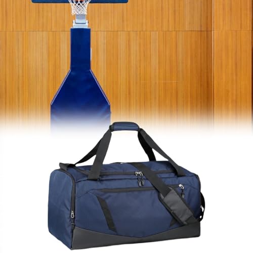 YIJU Travel Duffle Bag Gym Duffel Bag Overnight Dry and Wet Separation for Men Women Adjustable Shoulder Strap for Luggage Handbag, Blue4