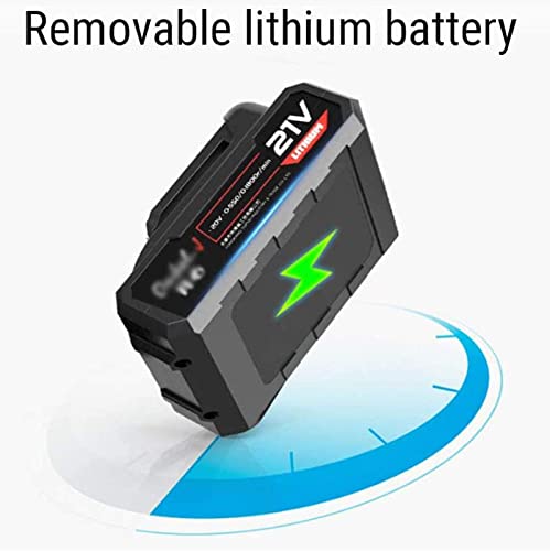 Herramienta vibratoria para baldosas eléctricas con 2 baterías de litio 8