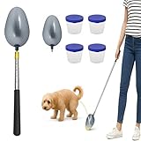Dog Urine Catcher, Urine Collection Kit for Dogs and Cats with Telescopic Handle, Reusable for Vet Visits or Home Testing