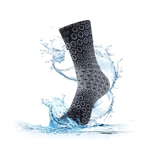 [RANDY SUN] CoolMax 極薄超軽量 防水靴下 防水ソックス 3層防水 SGS認証 高透湿 抗菌 防臭 メンズ レディース スポーツソックス 釣り スキー 通勤 バイク アウトドア 1枚目