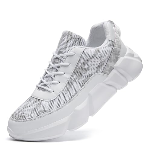 Image of Mens Slip On Walking Shoes Non Slip Running Shoes Lightweight Breathable Tennis Sneakers Fashion Casual Gym Trainers