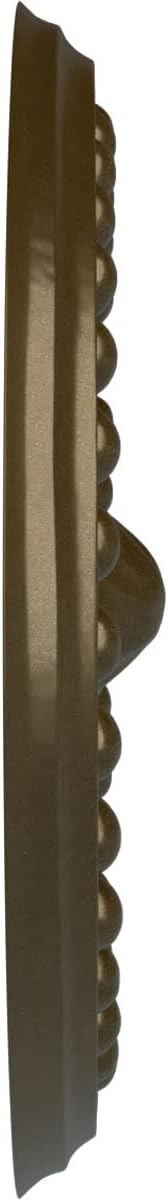 Ekena Millwork CM15FOBRS 15-3/4" x 2" Foster Shell Ceiling Medallion, Brass