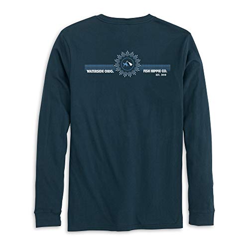 Fish Hippie Early Shift Long Sleeve T-Shirt Navy