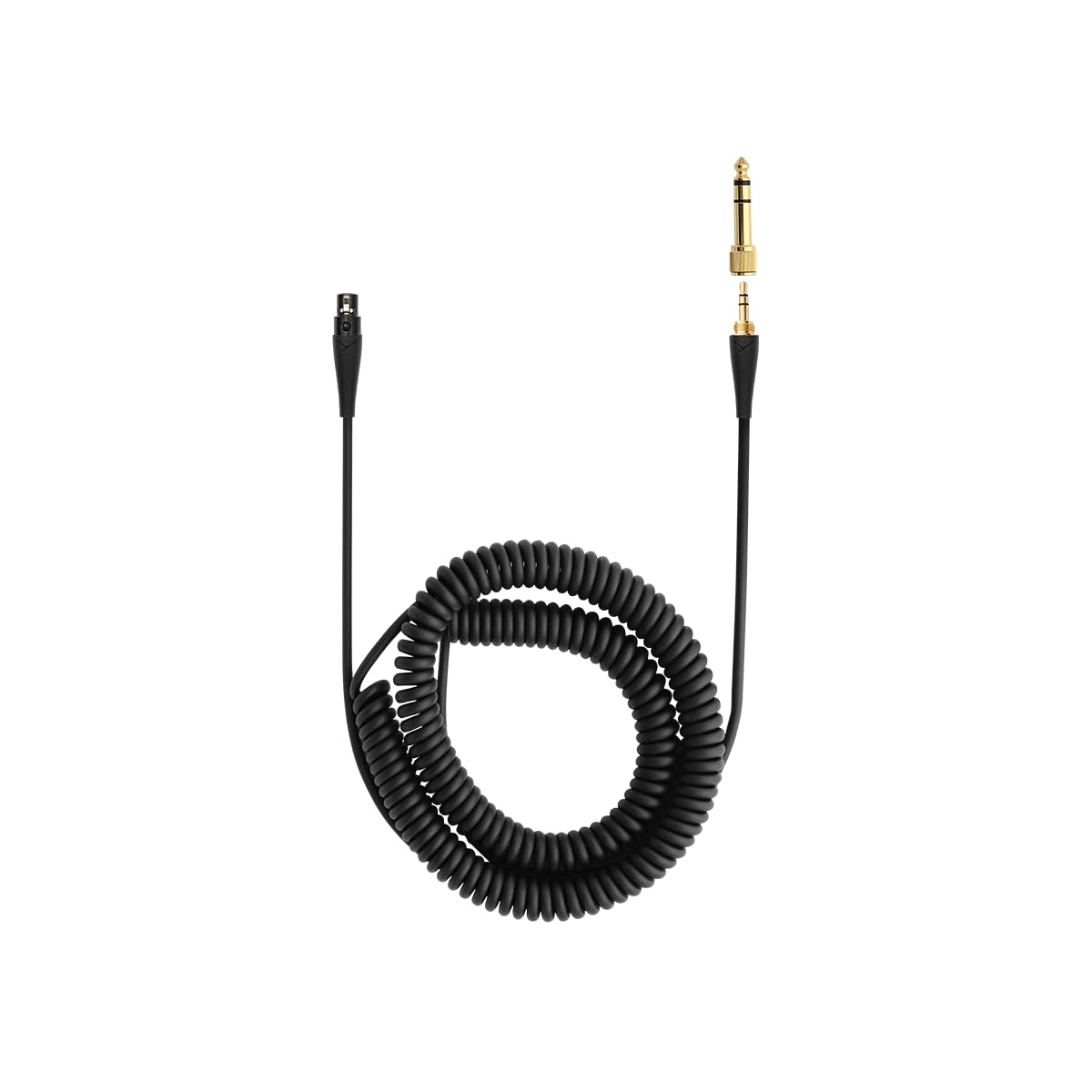 beyerdynamic Original pièce de rechange PRO X câble spiralé 3 m, câble mini XLR vers jack 3,5 mm avec adaptateur 6,35 mm, connexion stable, signature sonore originale