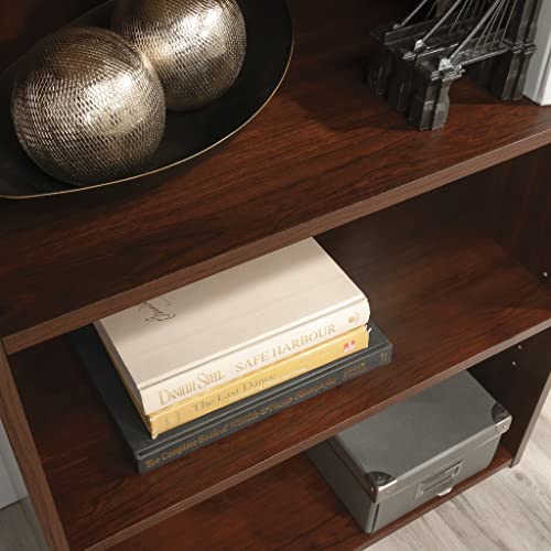 Sauder Beginnings 3-Shelf Bookcase, Bookshelf with Adjustable Storage Shelves, in Brook Cherry finish - Image 6