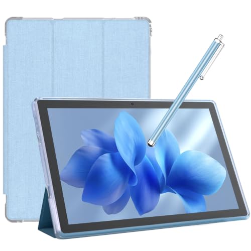 Image of Tablet Android, 10 inch Tablets Computer 6GB RAM+64GB ROM Support 1TB Expand, 2MP and 8MP Dual Cameras, 1280x800 IPS Screen, WiFi, Bluetooth, 6000mAh, Google GMS Certified Tableta, Blue