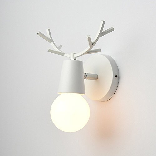 Welampa Minimalista Moderno Niños Italia Lámpara de Pared Dormitorio de Noche Sala de Estar Estudio Escalera Pasillo Personalidad Creativa Ciervo nórdico Pared de la Pared Lámpara de Pared Lámpara de