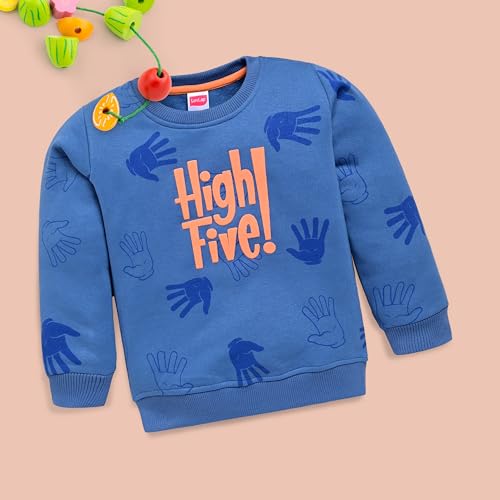 Image of LuvLap Baby Boys Full Sleeve Sweatshirt & Pyjama Set Pack of 1