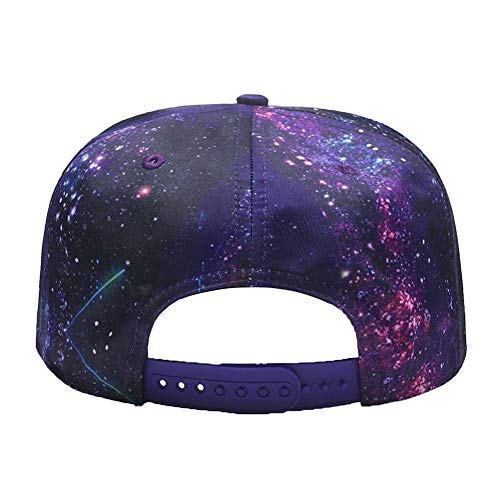 Image of Quanhaigou Snapback Hat for Men Women,Hip Hop Style Colorful Flat Bill Hats Teens Adjustable Baseball Cap