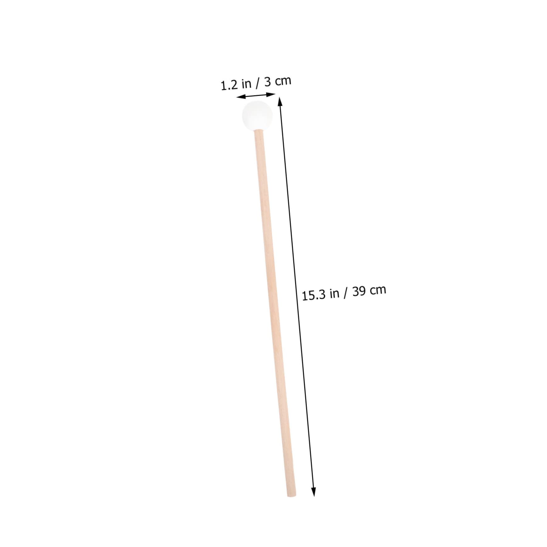 LIFKOME 1 Pair Marimba Hammers Xylophone Sticks Instrument Accessories with Durable Design and Balanced Weight for Optimal Performance