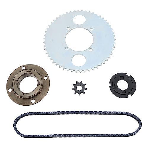Kit pignons T8F acier résistant pour réparer les chaînes cassées de trottinette et VTT