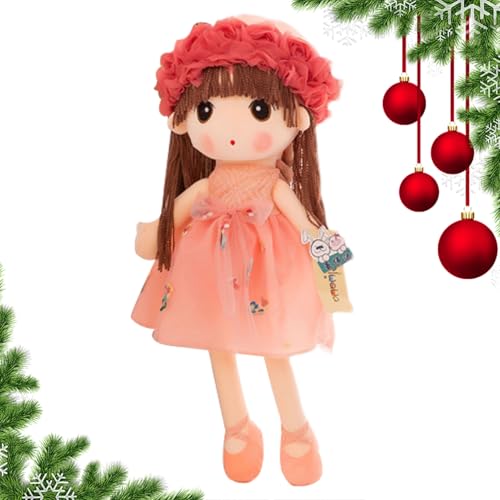 Princess Plush Doll-Juguete De Muñeca De Trapo Suave, Amigo De Tiempo De Sueño Cuddly | Juguete De Chicas De Peluche, Muñeca De Confort Para Niños Pequeños, Niños Y Niñas, Acogedor Amigo Antes De Dorm